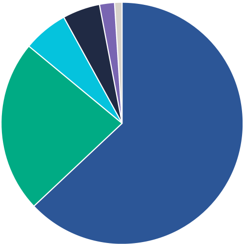 trauma insurance claim types pie chart